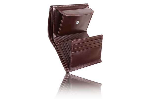 Portfel ze skóry męski KEMER VOOC PPM5 Czarny