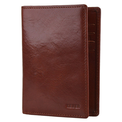 Etui na dokumenty skórzane KEMER OD2 Jasno brązowe - min. zamówienie 20 / 50 / 100 szt.