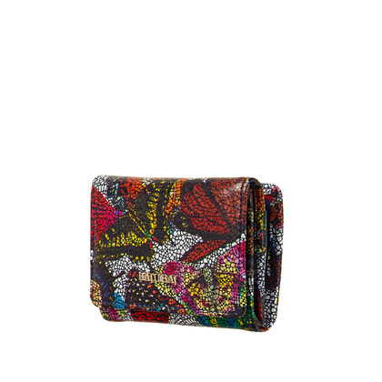 Mały Kolorowy Portfel Damski BajuBaj z Motywem Motyli – Styl i Bezpieczeństwo RFID PD2003cs13