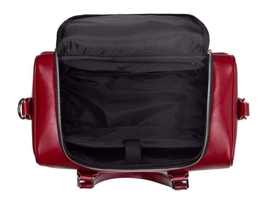 Skórzana torba weekendowa Dratford SL27 burgundowa - min. zamówienie 20 / 50 / 100 szt.