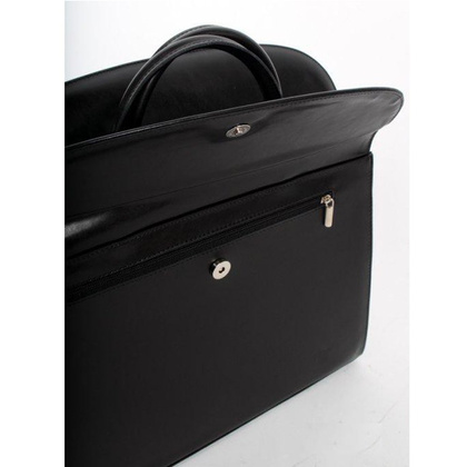 Teczka damska skórzana KEMER B 394/DW Czarna