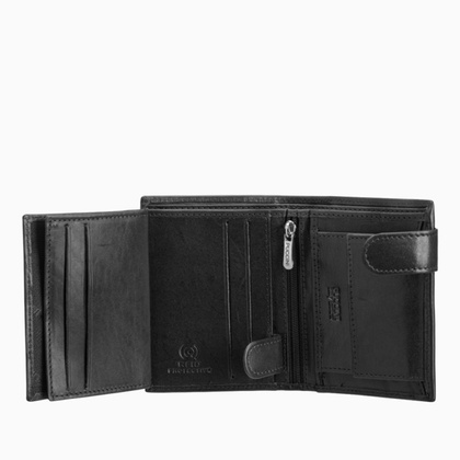 Portfel męski skórzany PUCCINI ROME CR2305 1 Czarny