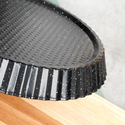 Forma do tarty granitowa 28x3 cm