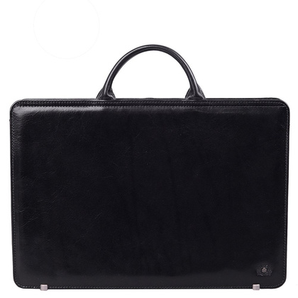 Teczka damska skórzana BELLUCCI T12 Czarna - min. zamówienie 20 / 50 / 100 szt.