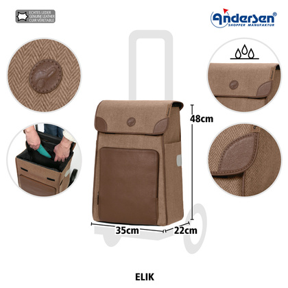 Wózek za zakupy ANDERSEN Scala Elik