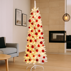 Duża choinka sztuczna PCV, jak żywa, gęsta SOSNA BIAŁA 150 CM CHO10