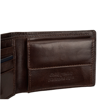 Portfel męski skórzany brąz RFID Canaletto PM1067s160GR RFID