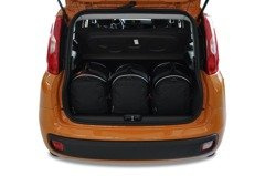 FIAT PANDA 2012+ TORBY DO BAGAŻNIKA 3 SZT KJUST