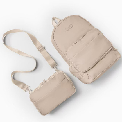 Plecak z torebką 2w1 PUCCINI PACKSY COLLECTION PM9034 6A Beżowy