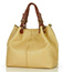 Torba skórzana klasyczny shopper bag -  MARCO MAZZINI karmelowy beż - min. zamówienie 20 / 50 / 100 szt.