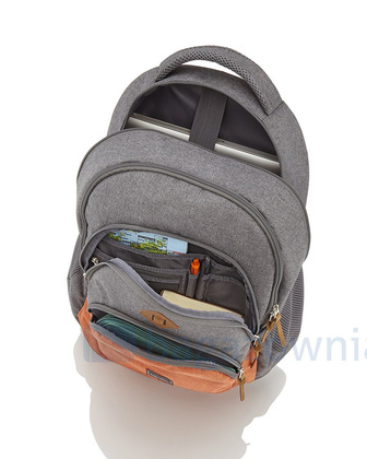 Plecak na laptop do 15,6" TRAVELITE Basics Melange 96308-20 Granatowy