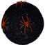 KULA DEKORACYJNA LAMPKA Z PAJĄKIEM LED 15CM HALLOWEEN CZARNY
