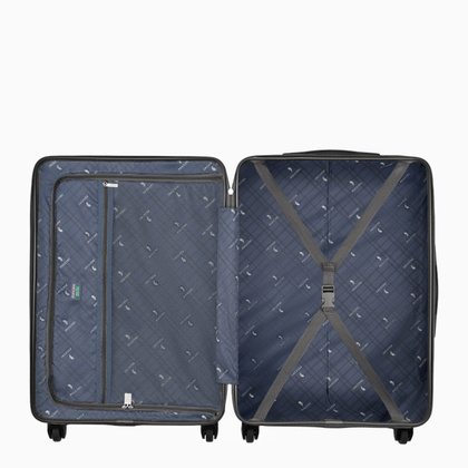 Średnia walizka PUCCINI MALAGA ABS027B 8 Szara