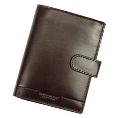 Portfel pionowy męski skórzany 0712/17-25 Brązowy