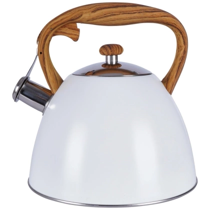 Czajnik biały stalowy nowoczesny automatyczny 3 l