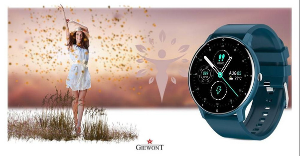 Smartwatch Giewont GW120-4 Niebieski-Niebieski