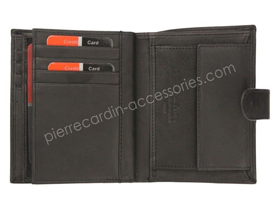 Portfel męski skórzany PIERRE CARDIN TILAK28 331A RFID Czarny