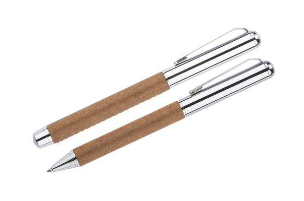 Zestaw piśmienniczy OHIO długopis oraz pióro kulkowe