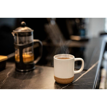 Kubek ceramiczny 370 ml, korkowy element