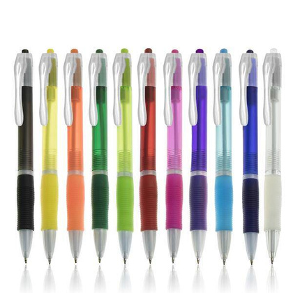 Długopis plastikowy z ergonomicznym uchwytem / Priny