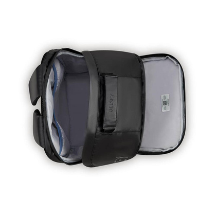 Delsey Egoa dwukomorowy plecak miejski na laptopa 15.6" czarny