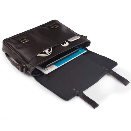 Torba męska na ramię KEMER SOLIER S31 Ciemnobrązowa - min. zamówienie 20 / 50 / 100 szt.