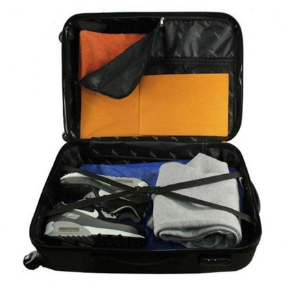 Średnia walizka PELLUCCI RGL 910 M Metaliczno niebieska