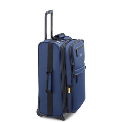 Delsey Maubert 2.0 Mała miękka walizka kabinowa 55 cm niebieska