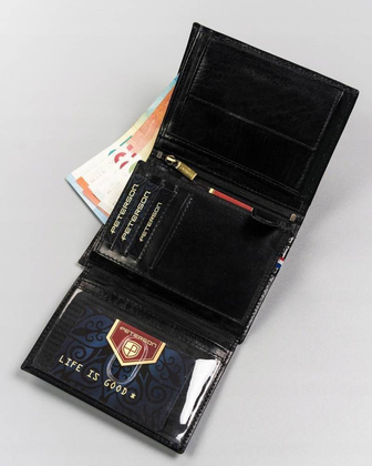 Duży portfel męski bez zapięcia