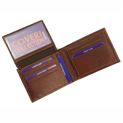 Portfel męski Coveri1906292 skóra naturalna Niebie