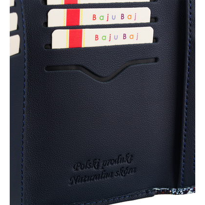 Kolorowy Portfel Damski BajuBaj ze Skóry Licowej PD1221cs13RFID
