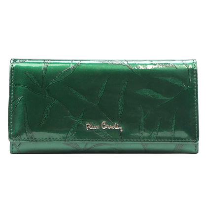 Duży skórzany portfel damski Pierre Cardin