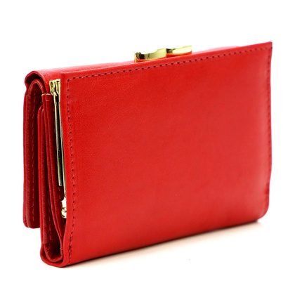 Portfel damski skórzany PELLUCCI IT-117 Czerwony