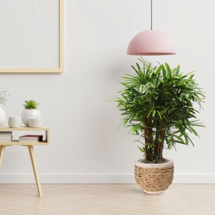 Doniczka osłonka pleciona na kwiaty rośliny 32x26 cm