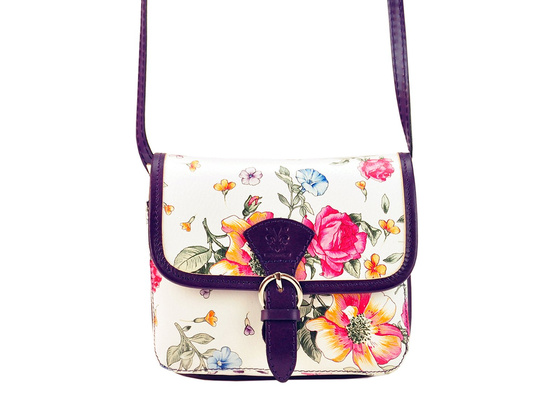 Torebka damska skórzana KEMER 112 FL Fuksja