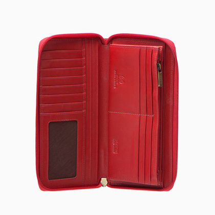 Portfel damski skórzany PUCCINI MURANO MU1500 3E Czerwony