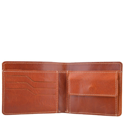 Portfel męski skórzany KEMER 331 Rudy - min. zamówienie 20 / 50 / 100 szt.