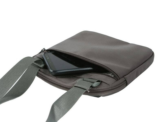 Torba na ramię AERONAUTICA MILITARE Drone Szara