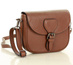 MARCO MAZZINI Skórzana torebka listonoszka na ramię saddle leather bag brąz - min. zamówienie 20 / 50 / 100 szt.