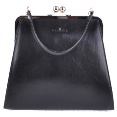 Torebka damska skórzana KEMER R110 Czarna - min. zamówienie 20 / 50 / 100 szt.