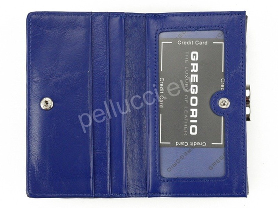 Portfel damski skórzany PELLUCCI FZ-108 Popiel