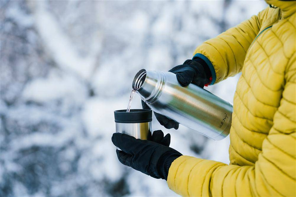 Termos turystyczny 1l FUORI stal mat 28081