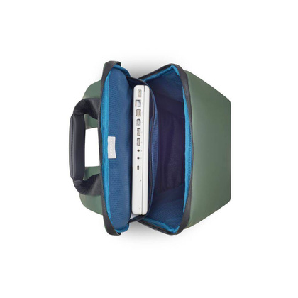 Walizka Delsey Securain Miejski zielony plecak na laptopa 16"