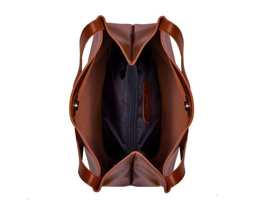 Skórzana torba damska shopper Vitoria FL18 brązowa vintage - min. zamówienie 20 / 50 / 100 szt.