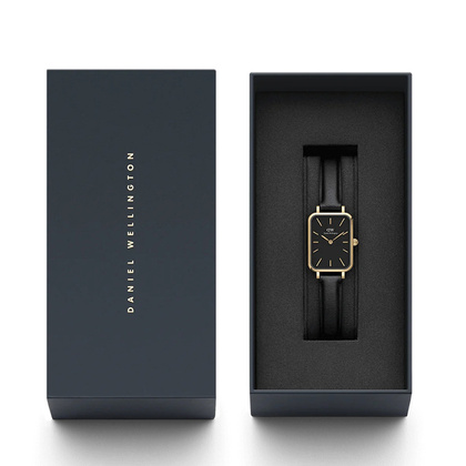 ZEGAREK DAMSKI DANIEL WELLINGTON Quadro Pressed Sheffield Gold 20mm DW00100560 + BOX