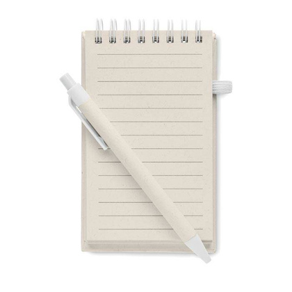 Notesy A6 z kartonu po mleku