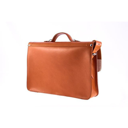 Teczka z funkcją plecaka KEMER VOOC Vintage P24 koniak