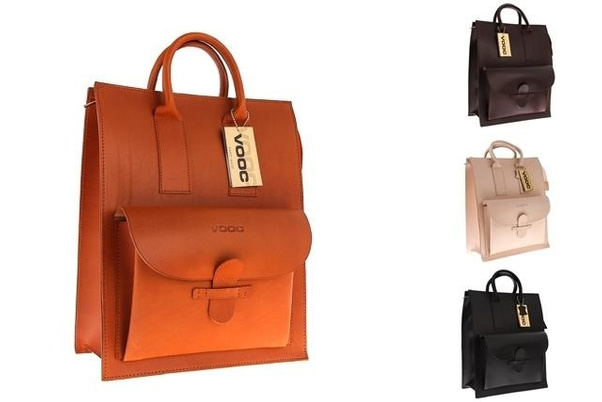 Torba damska do rękiKEMER VOOC Vintage P34 brąz