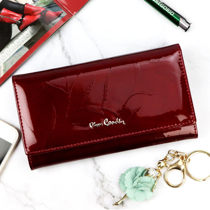 Pierre Cardin Duży skórzany portfel damski