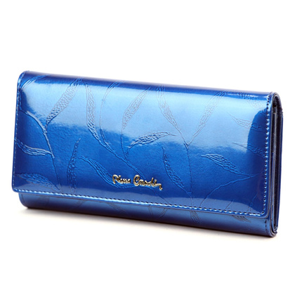 Duży skórzany portfel damski Pierre Cardin